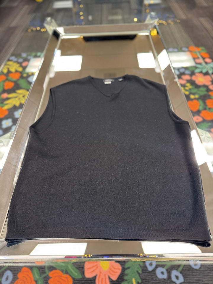 Barney’s Men's V-Neck Sweater XL Black