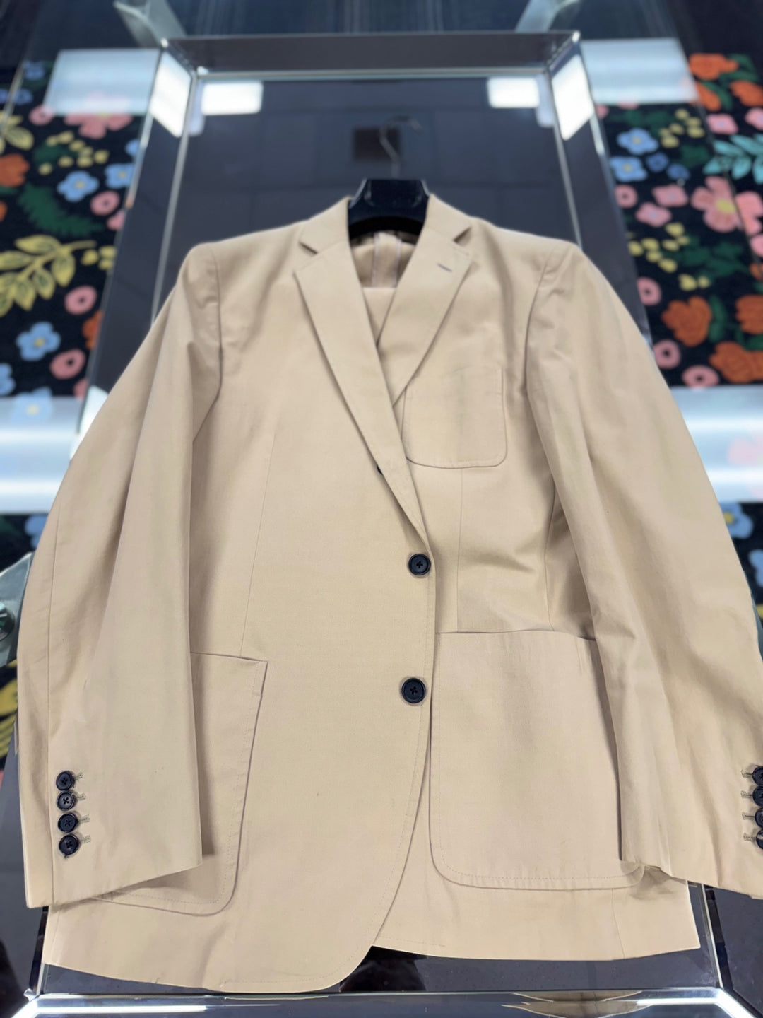 Billy Reid - Men’s 2pc Suit 44R (Beige)