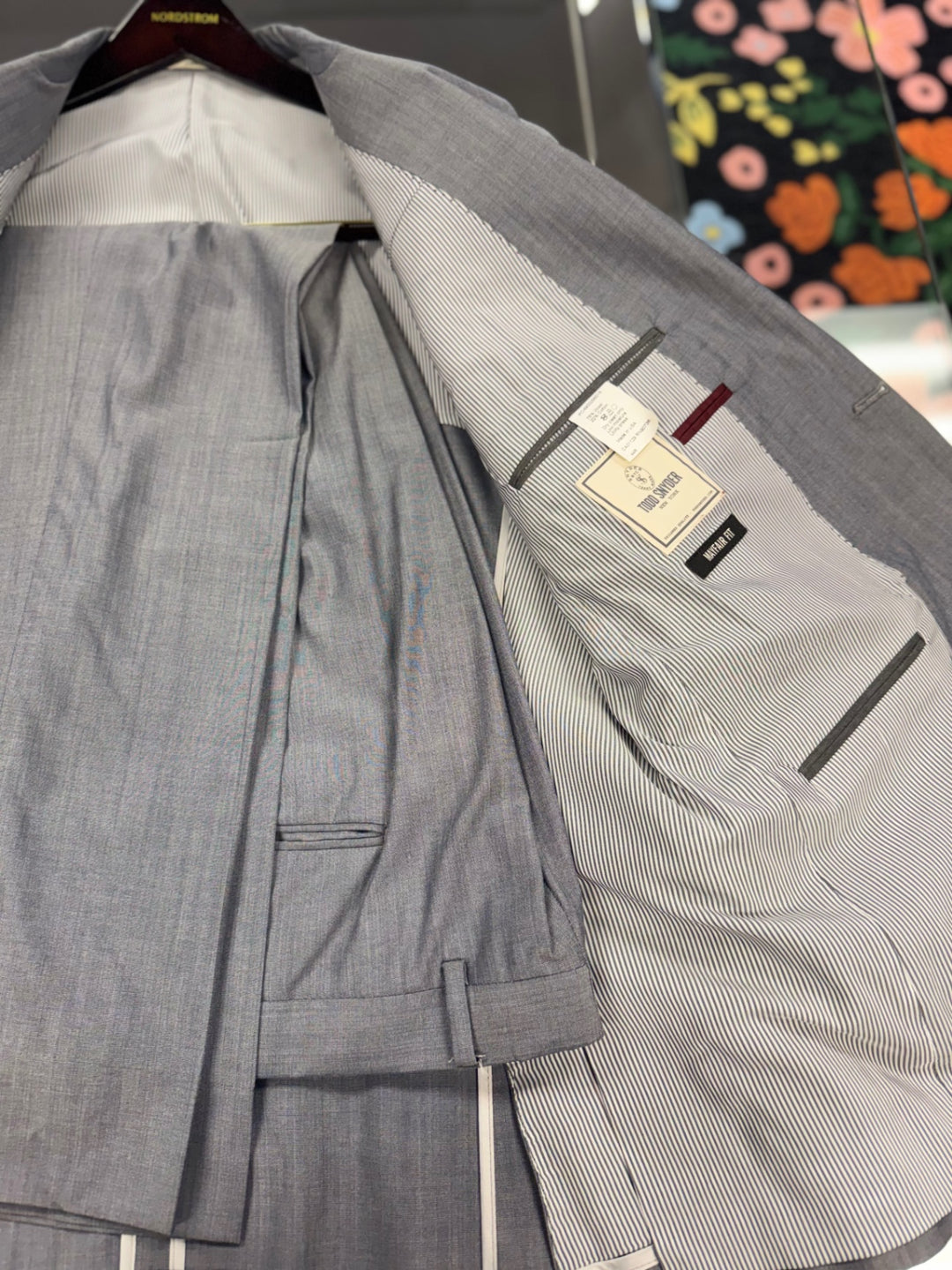 Todd Snyder Men's 2pc Suit 44R (Light Gray)