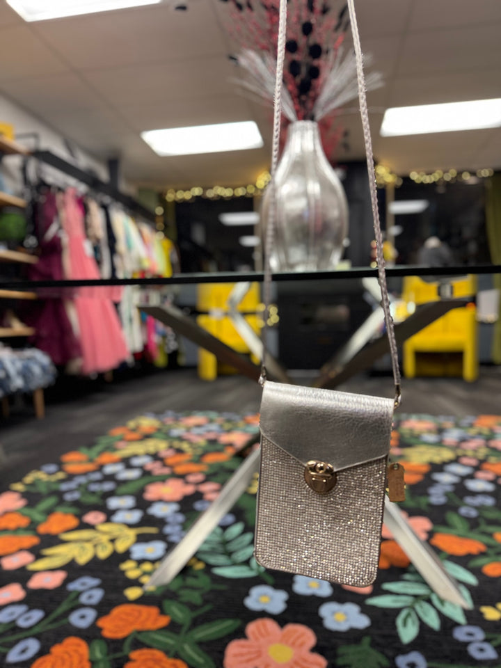 Crystal Avenue Crossbody (Silver)
