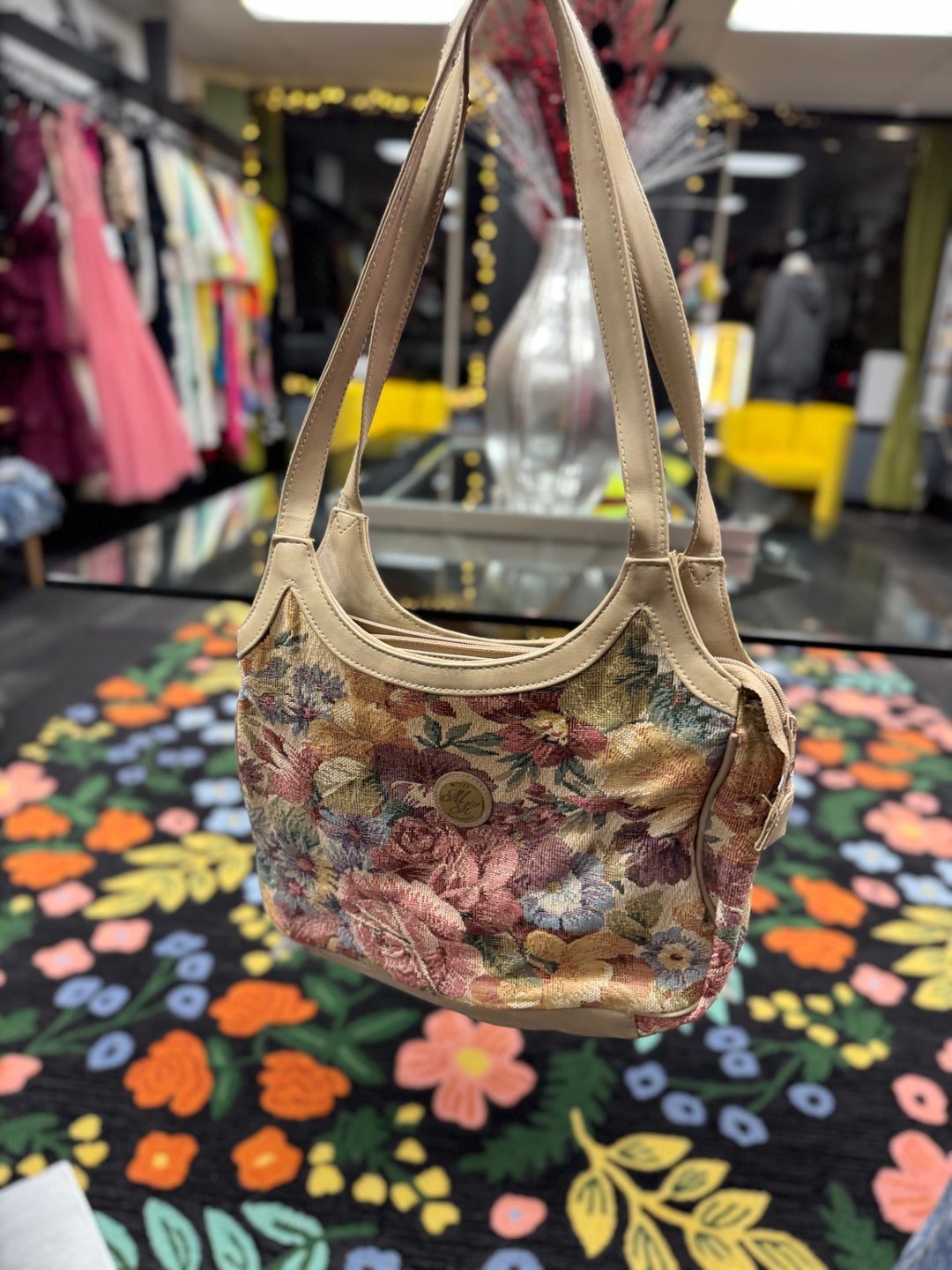 Mitzli Women Bags Beige, Multicolor