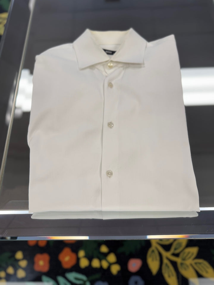 Hugo Boss Men’s Dress Shirt (LG White)