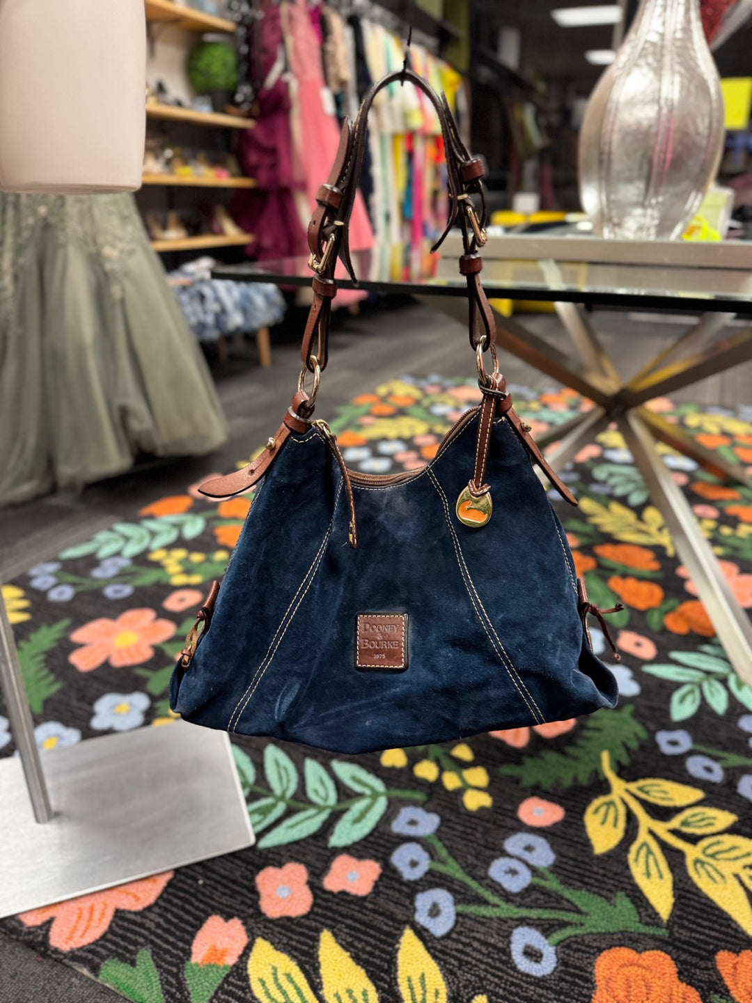 Dooney & Bourke Women Handbag (Boue Suede) 