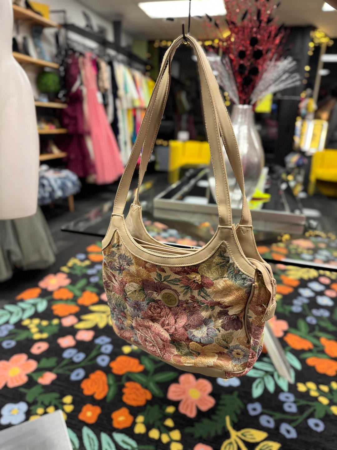 Mitzli Women Bags Beige, Multicolor