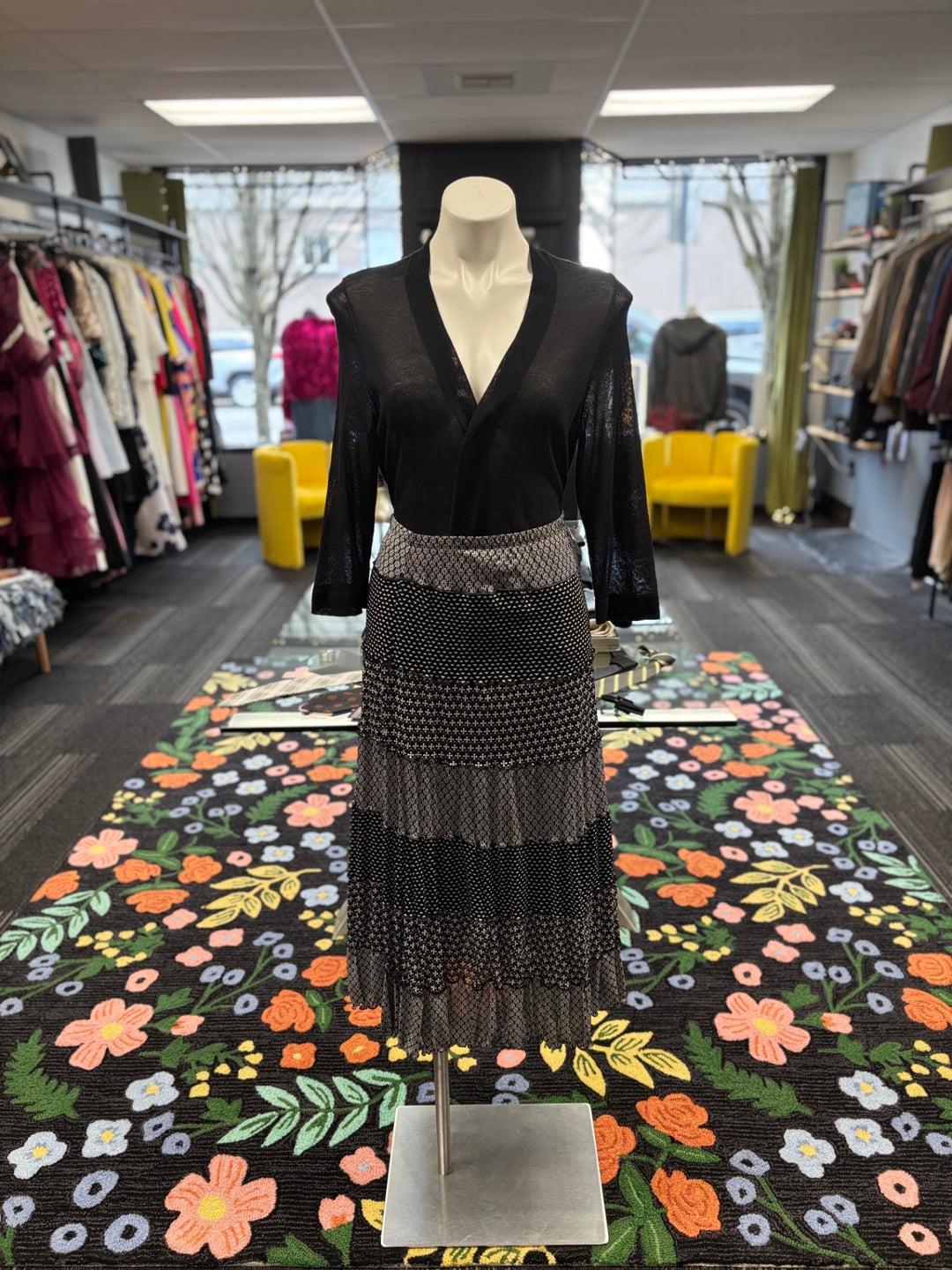 JM Collection Skirt ~ SM Black & White