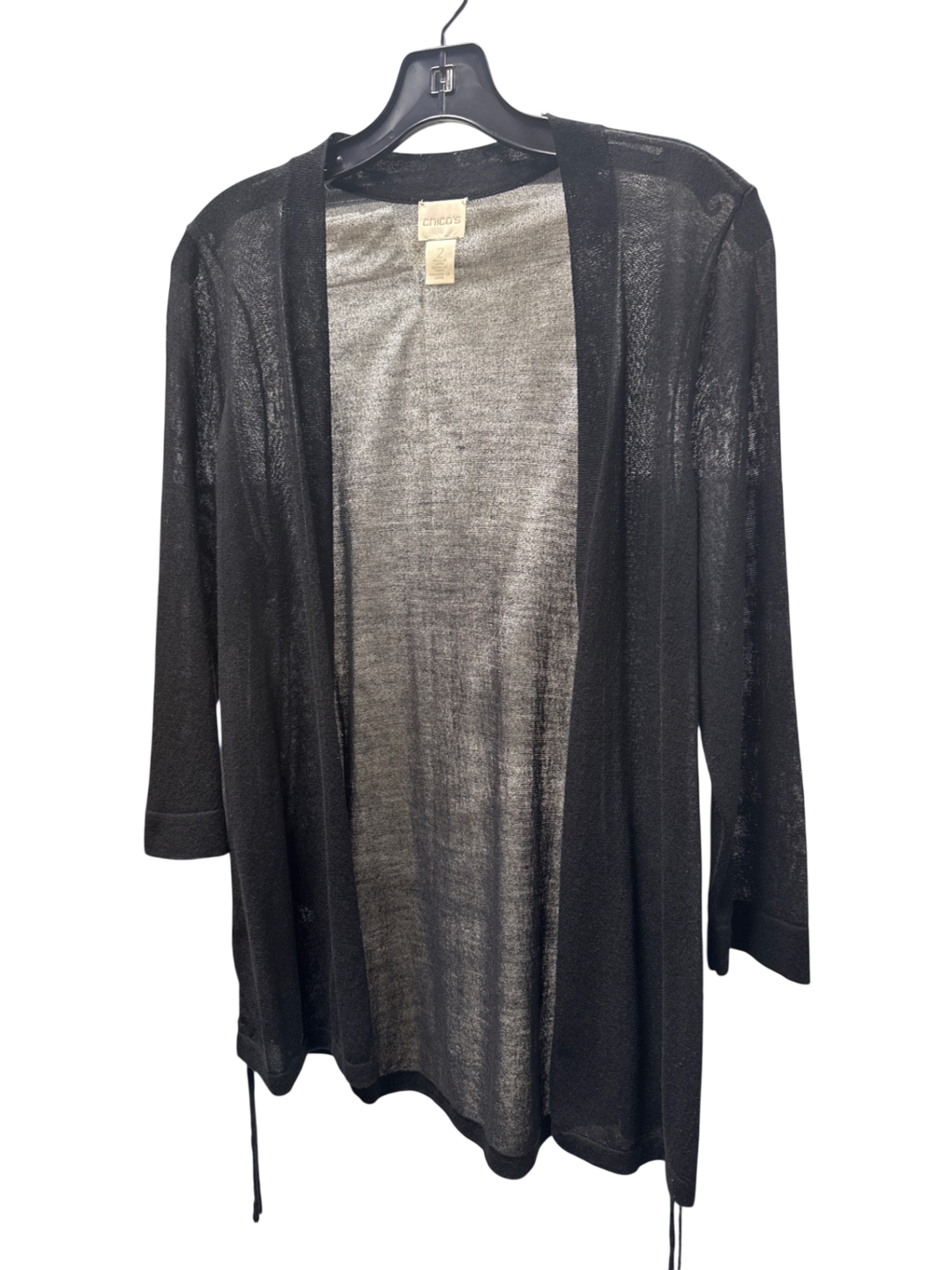 Chico's Women’s Cardigan ~ 2 Black
