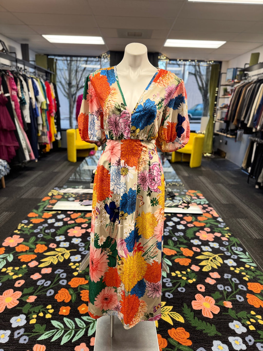 Gumbo Luxury Dress 2X Multicolor