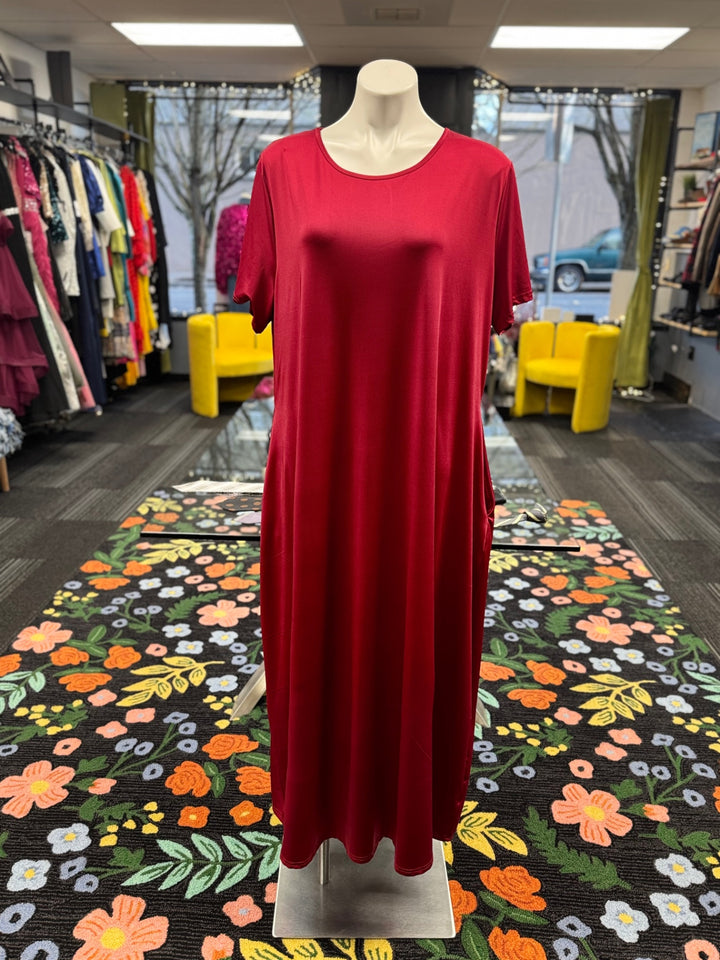 Gumbo Luxury Women's Dress 3X Red