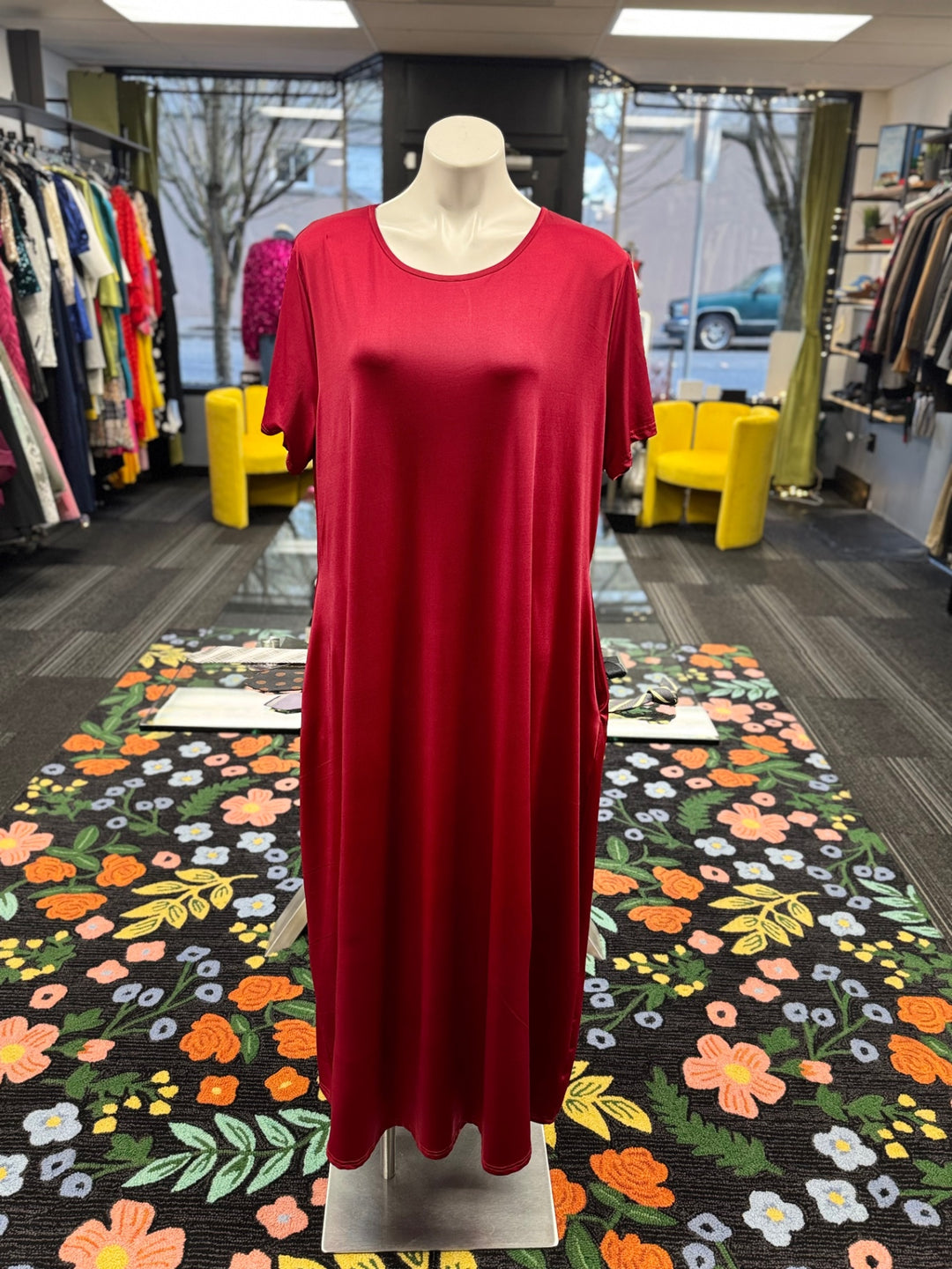 Gumbo Luxury Women's Dress 3X Red