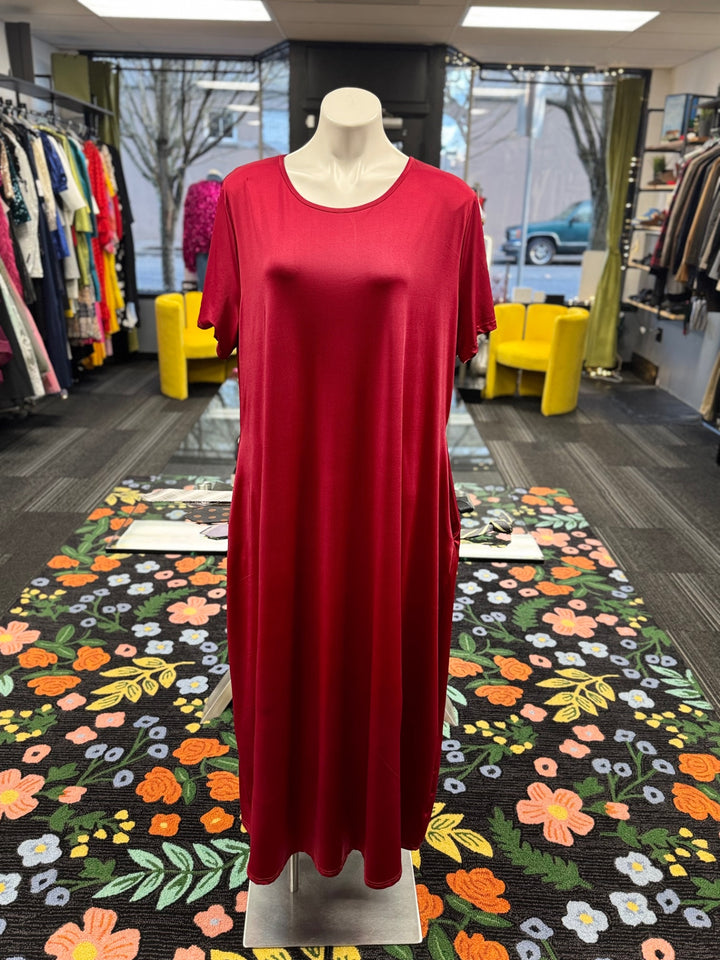 Gumbo Luxury Women's Dress 3X Red