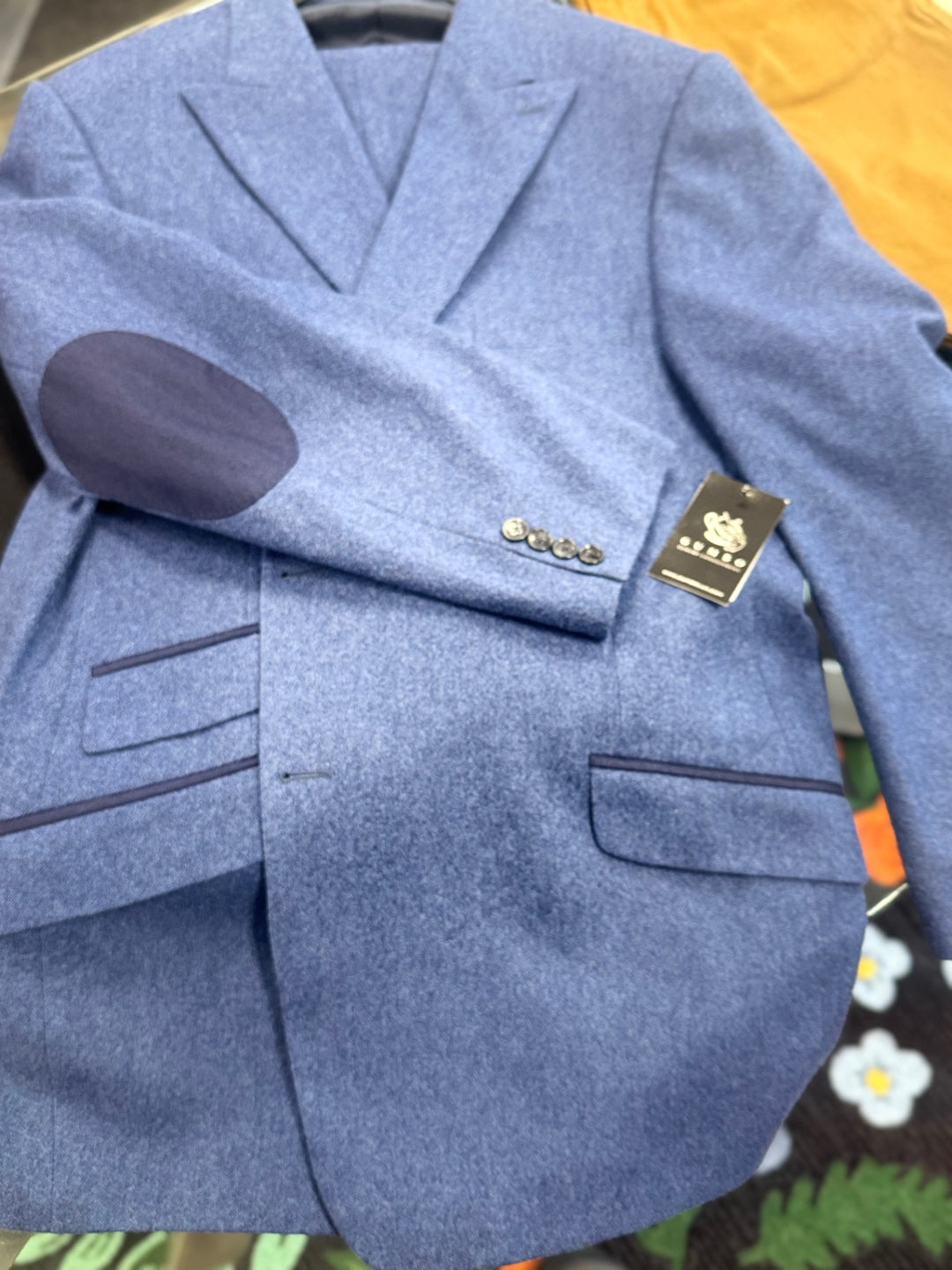 Rubin Men’s Suits Men Suits 44L Blue