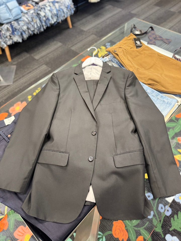 Vinci Men’s 2pc Suit - 40L Black 