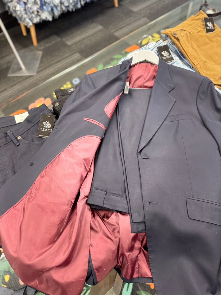 Micheal’s Custom Men’s 2pc Suit -  44R Navy 