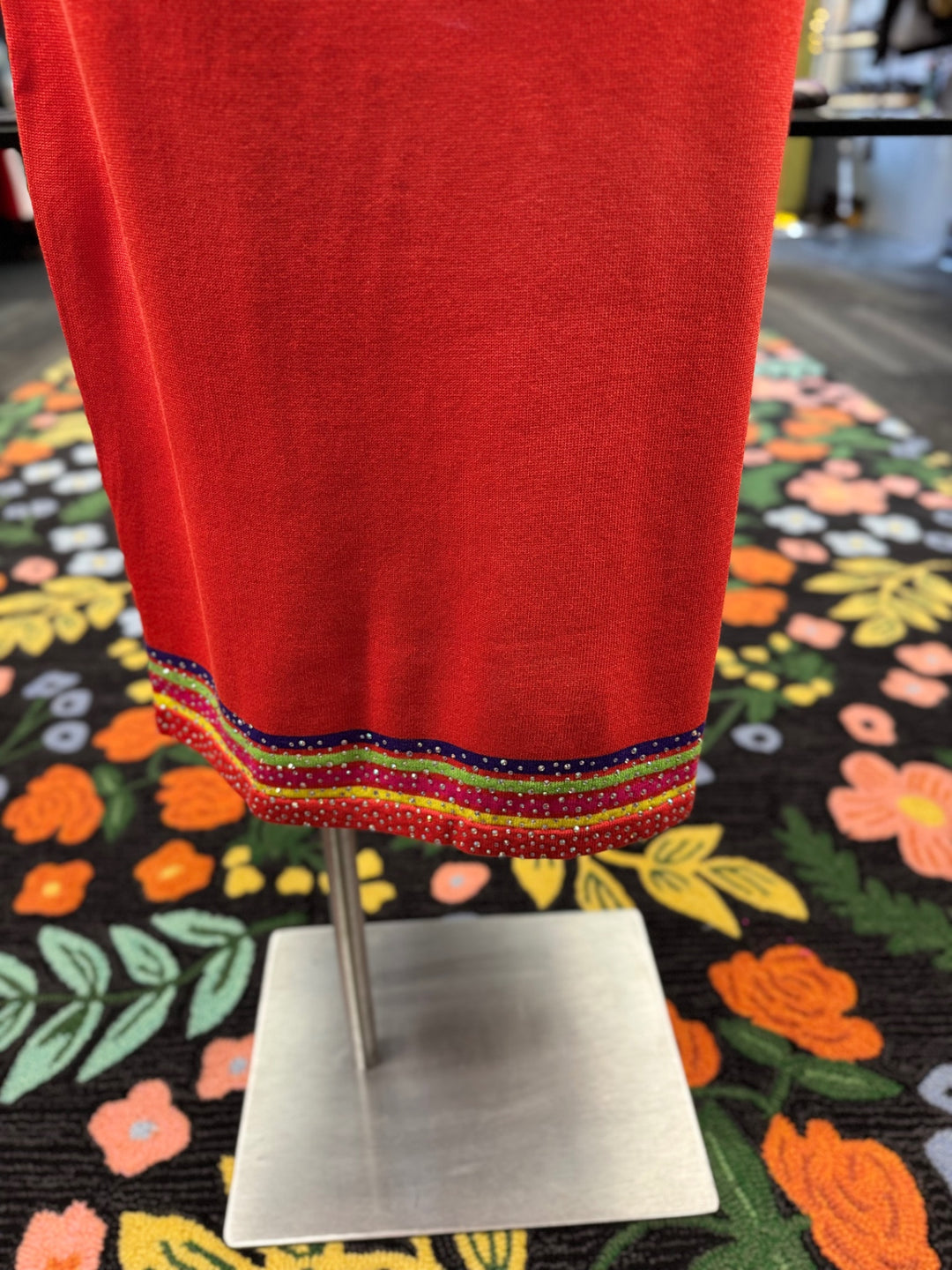 KNY By Kourosh 2pc Knits - Red/Multi-Color