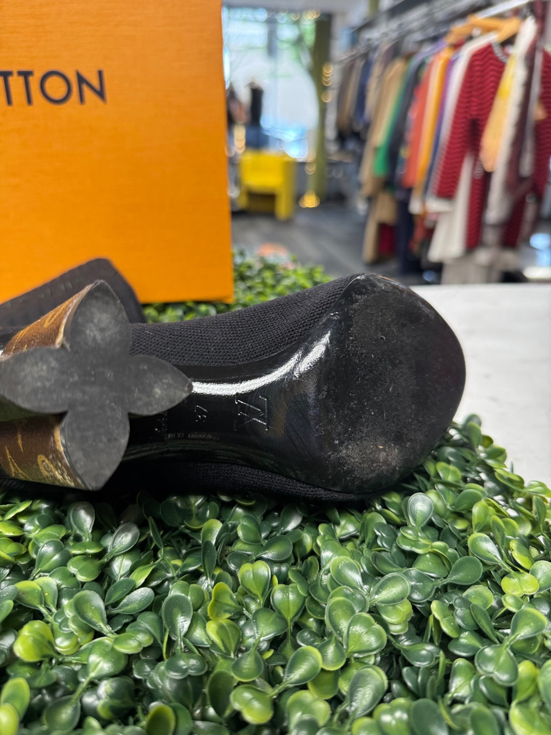 Authentic ~ Louis Vuitton Silhouette Ankle Boot 