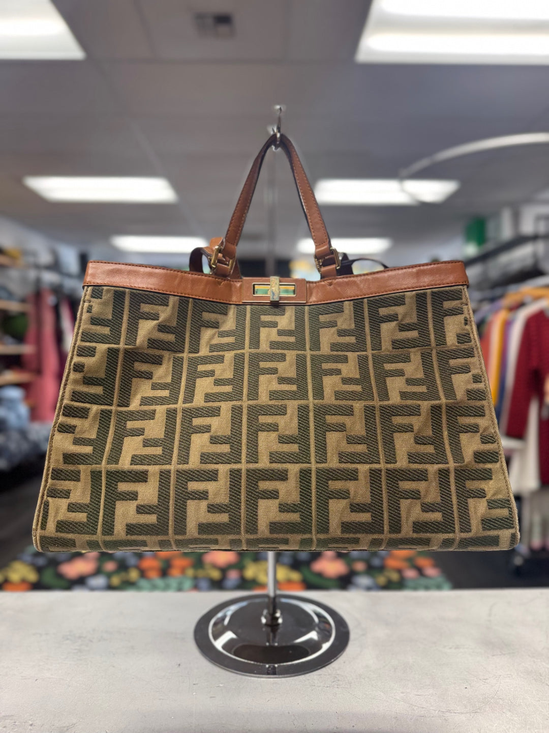 Authentic ~ Fendi Women’s Large Monogram Bag