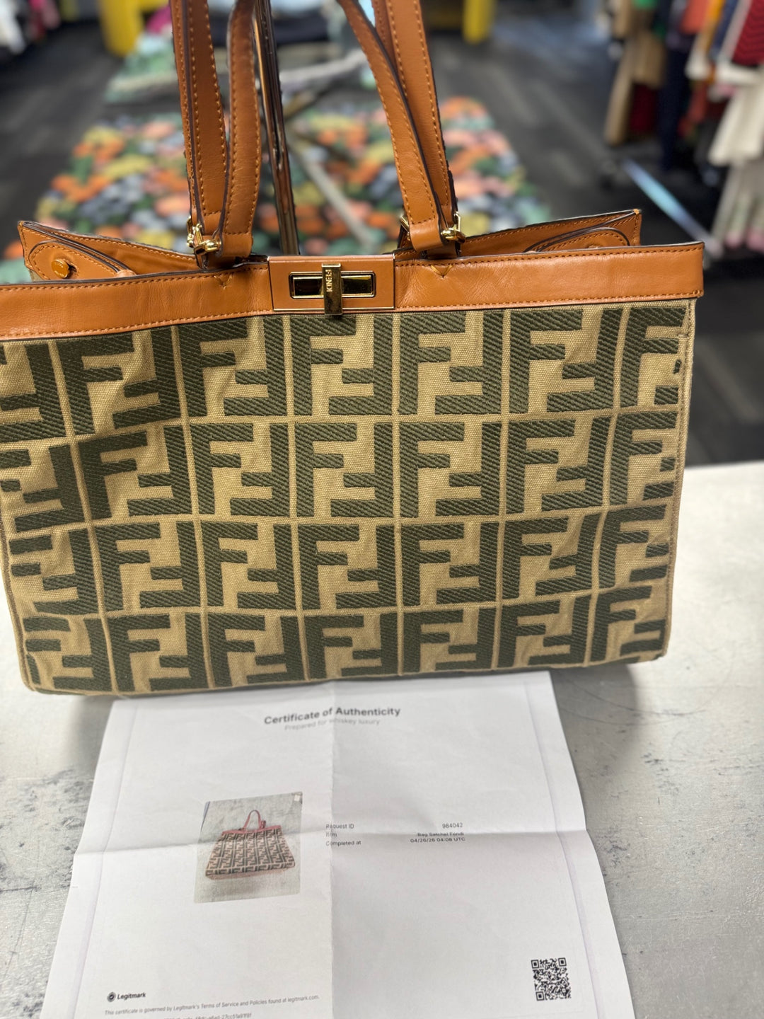 Authentic ~ Fendi Women’s Large Monogram Bag