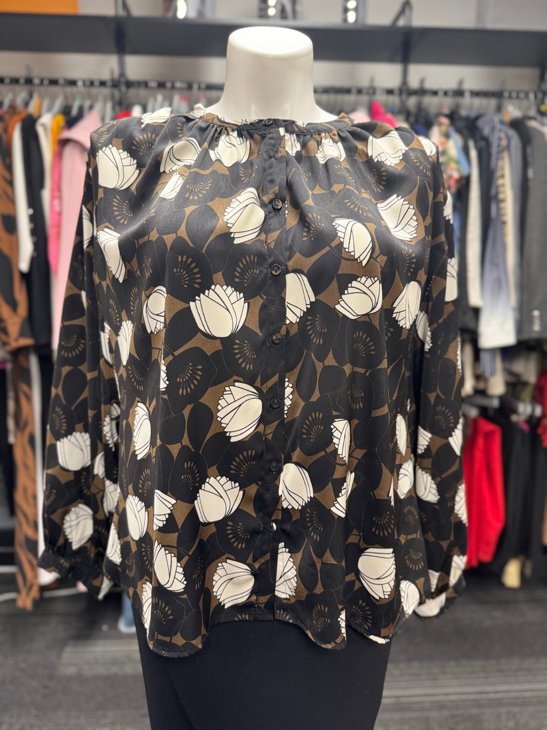 Rose + Olive Blouse LG 