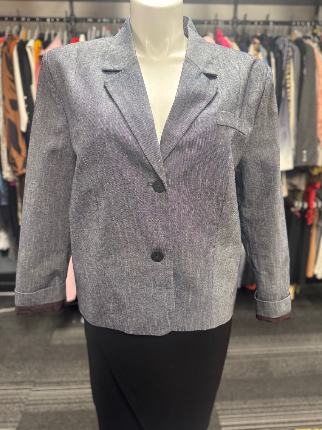 Halogen Women's Suit XL Blue