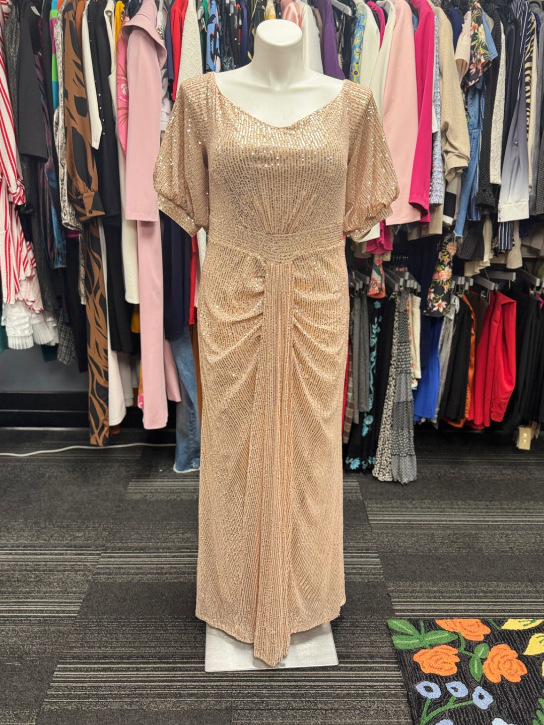 Griffniseti Sequin Dress 2XL Copper