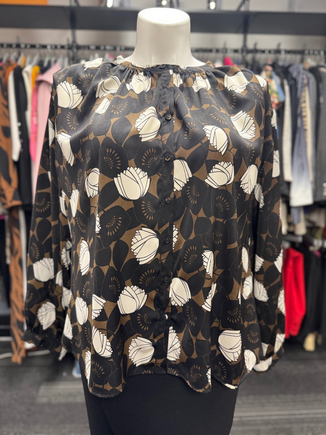 Rose + Olive Blouse LG 