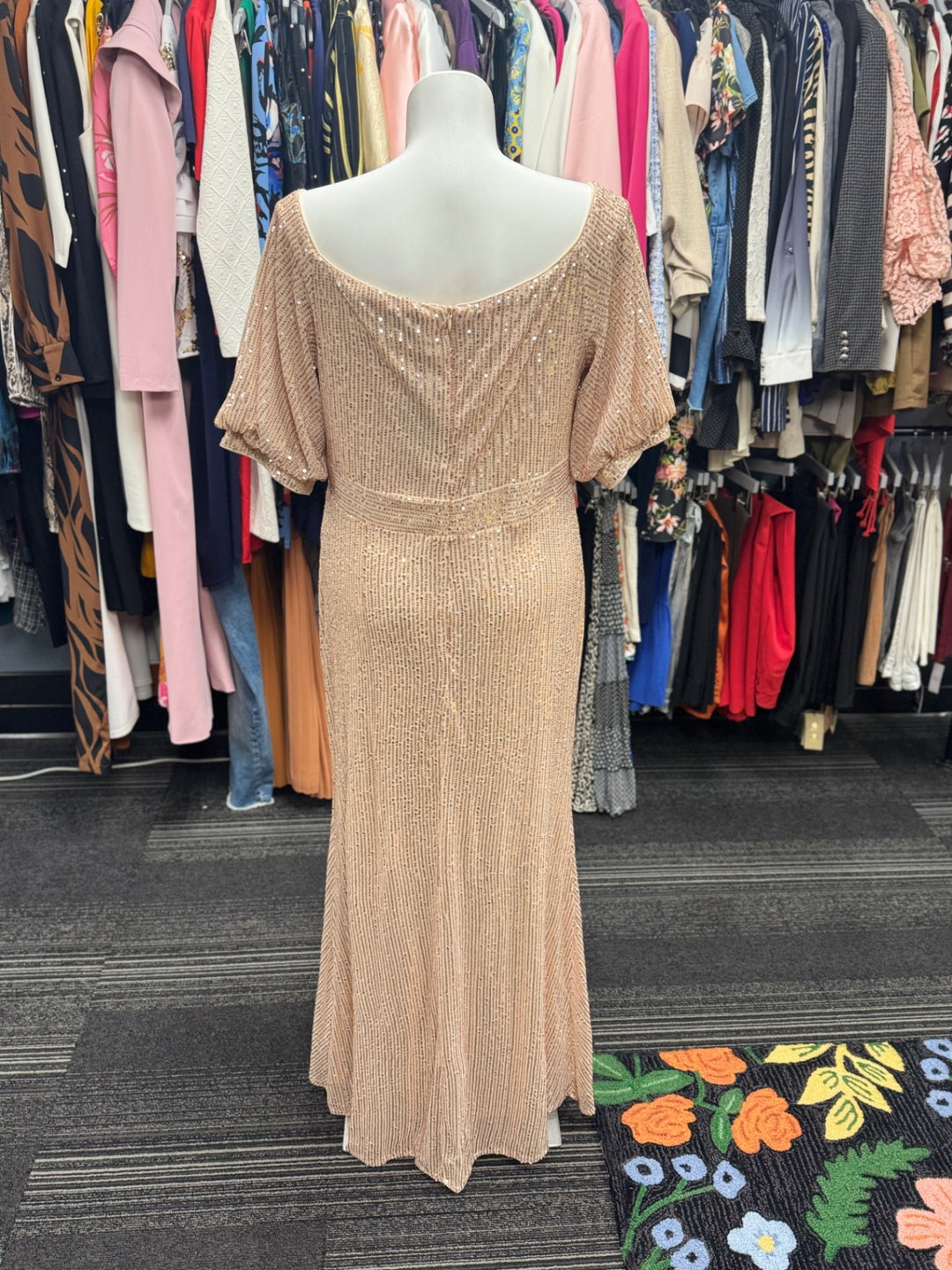 Griffniseti Sequin Dress 2XL Copper