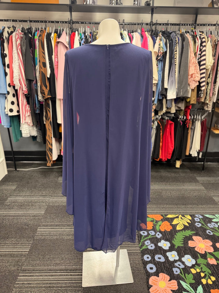 Gumbo Luxury Women's Dress 2X Navy Blue