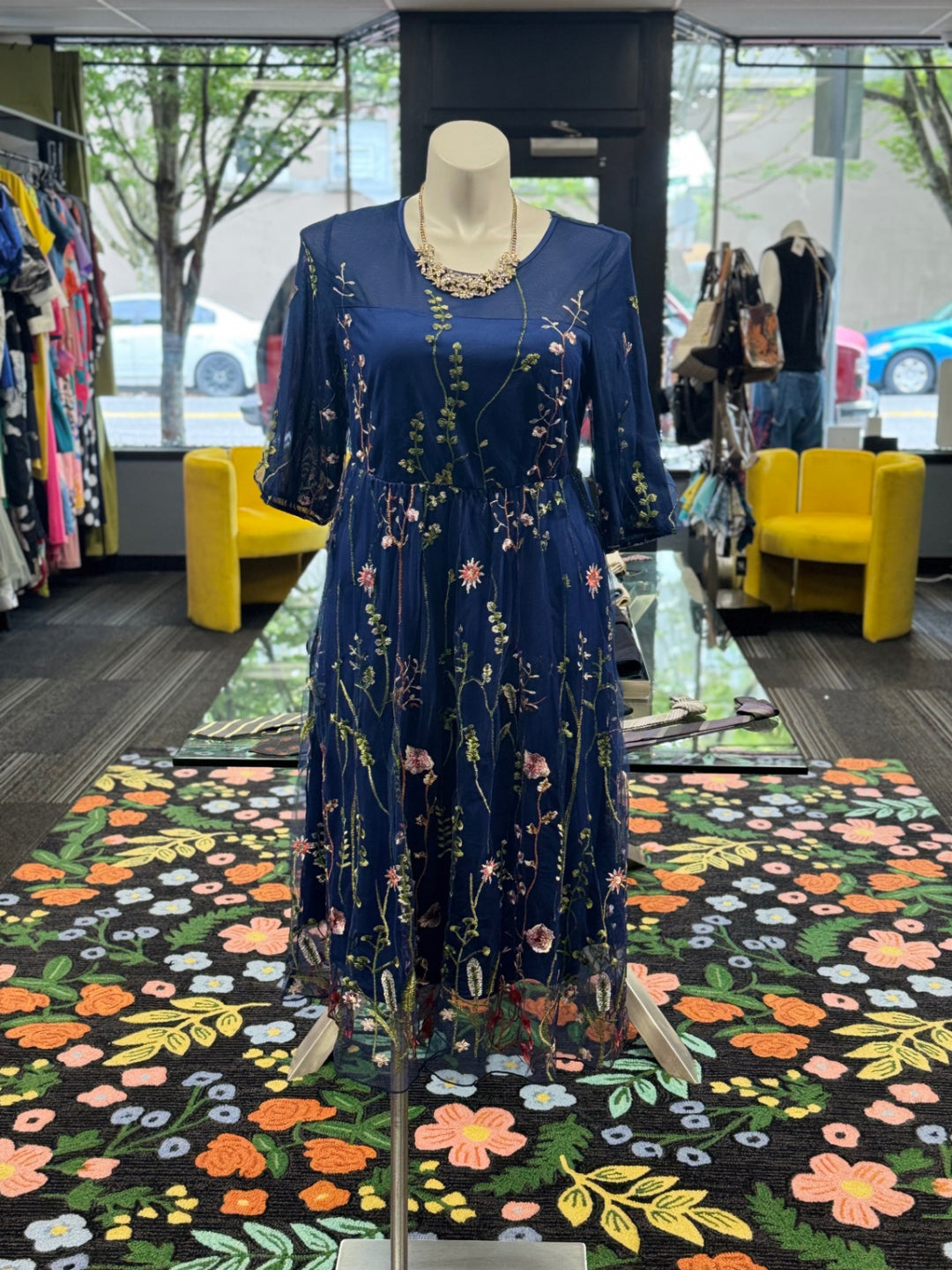 BloomChic Women's Navy Dress (12) 
