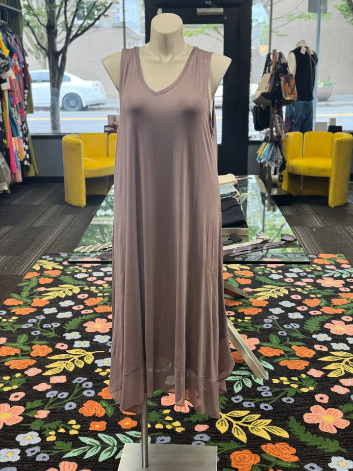 Lori Goldstein Tank Dress (2X Tan) 