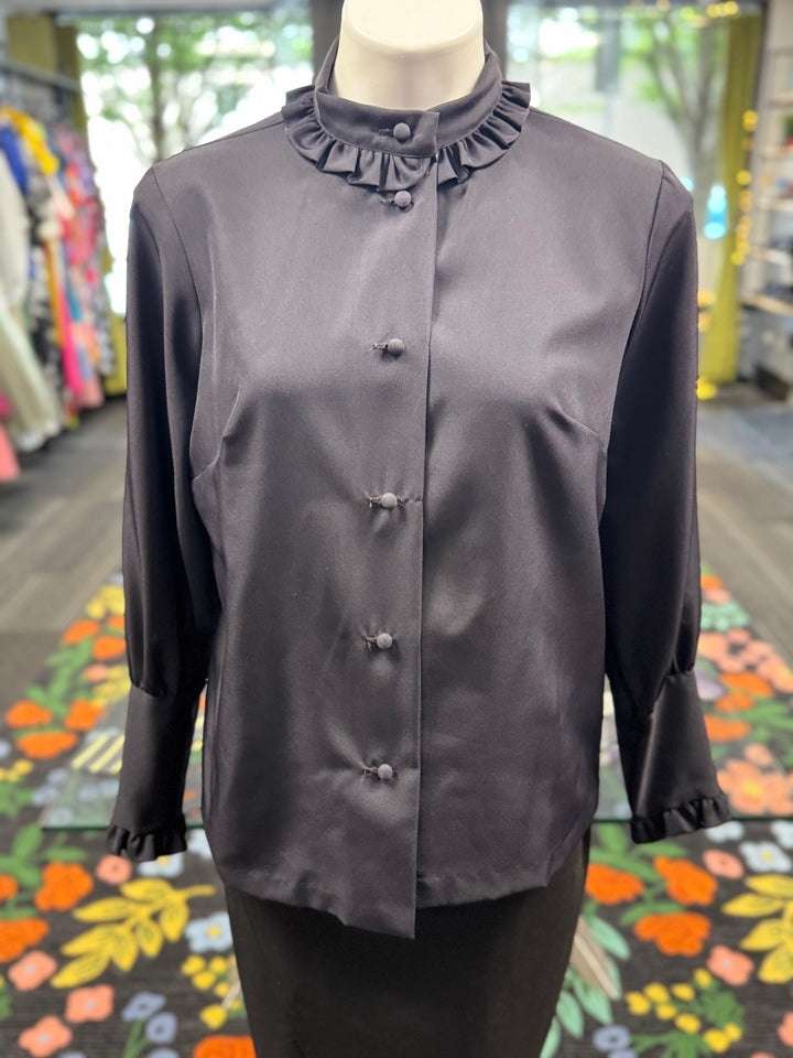 Terry Chicago Women's Shirt MED Black