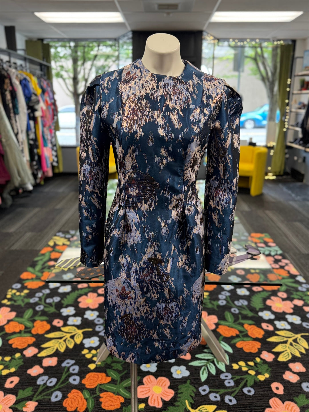 Gumbo Luxury Women's Blue Dress LG 