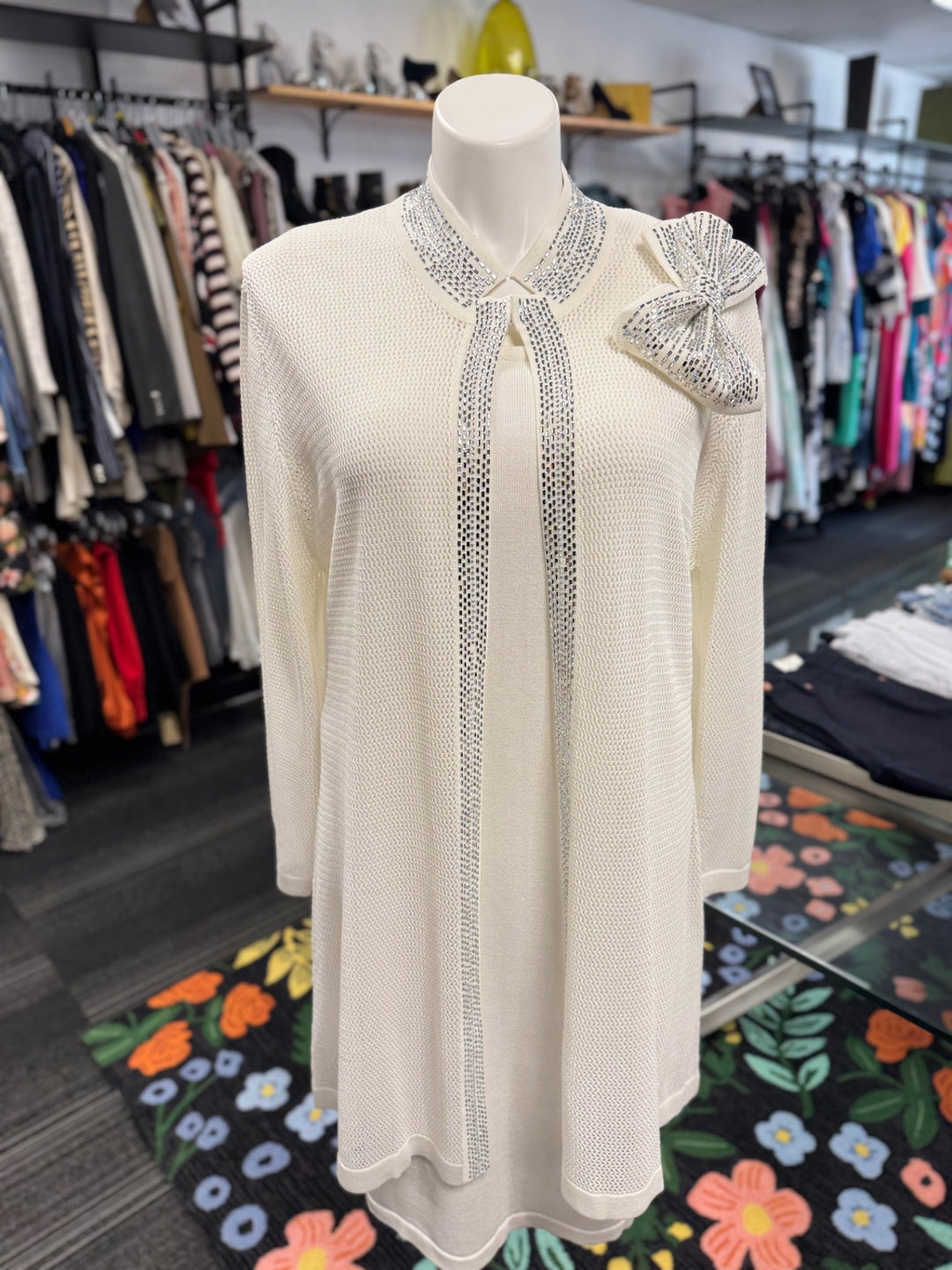 KNY By Kourosh Knit 2pc - White