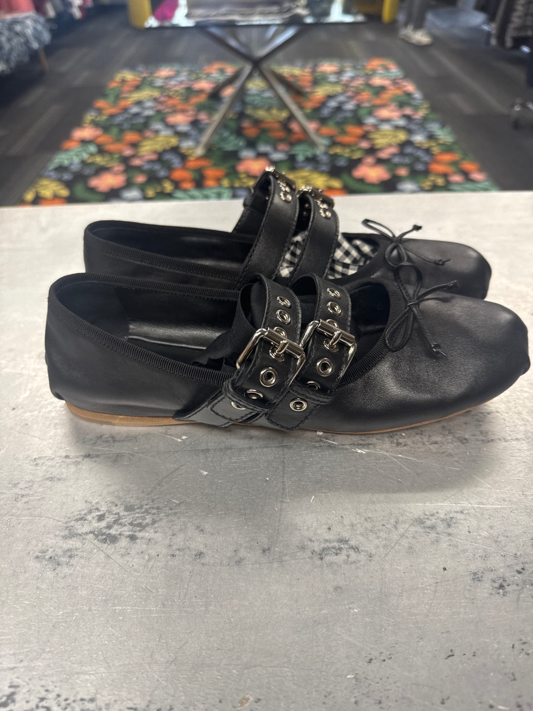 Miu Miu Women Ballet Shoes (10.5 Black)