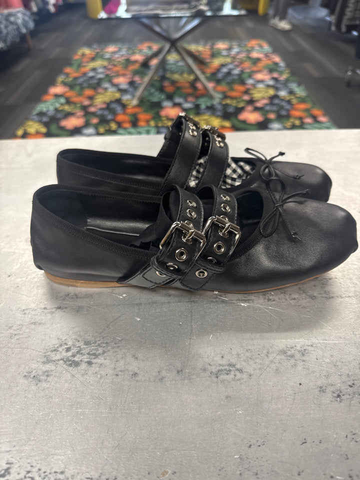 Miu Miu Women Ballet Shoes (10.5 Black)