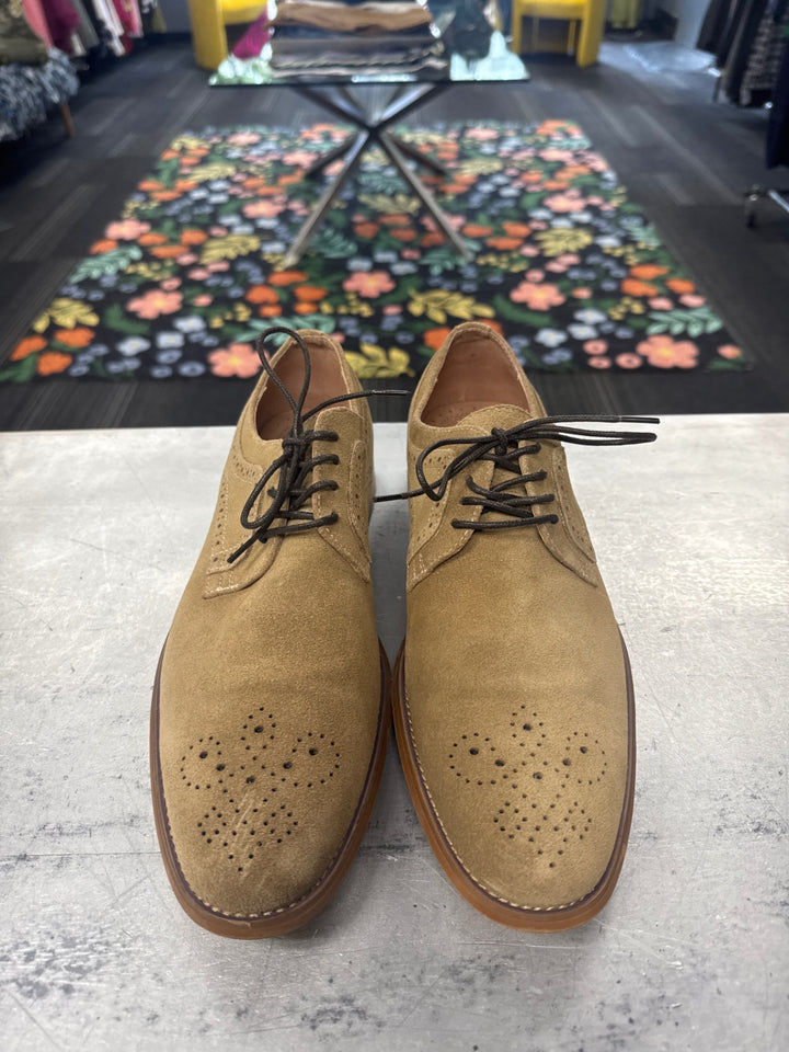 Stacy Adams Men’s Suede Oxford (10.0 Beige)