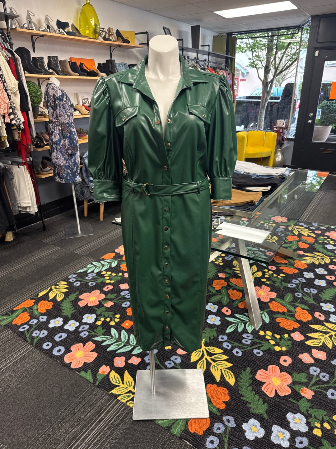Fashion Nova Women's Dress (3X Green)