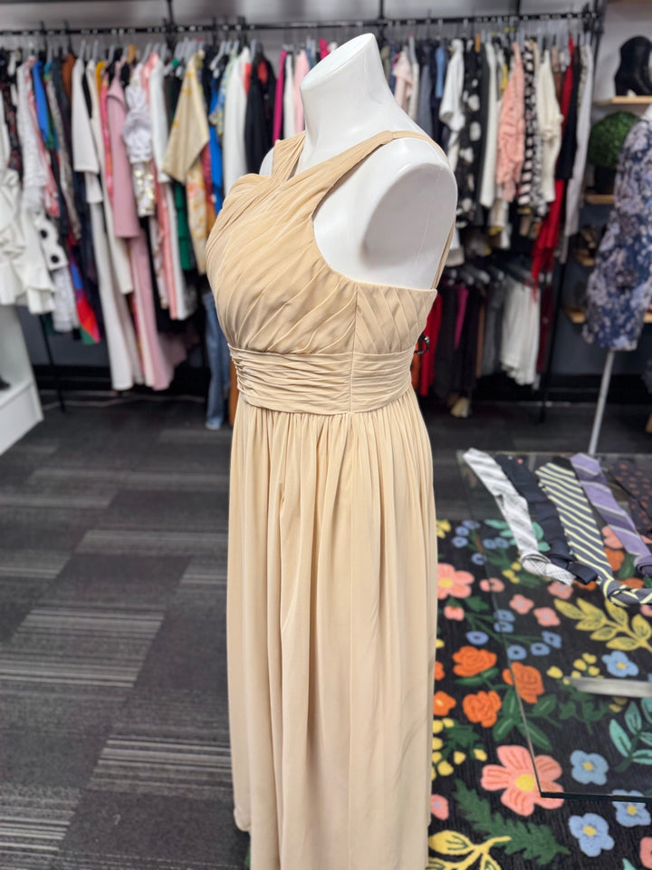 Azazie Women's Formal Dress (18 Biege) 
