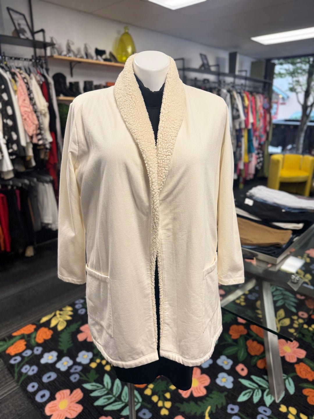 Eddie Bauer Women's Coat (XL Off-white)