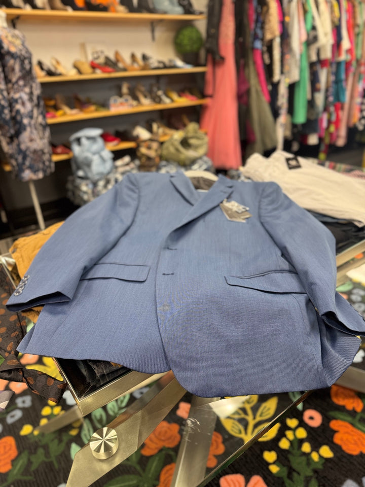 Angelo Rossi Men 2pc Suits (48R Blue)